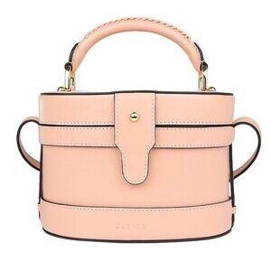 Duende Lola nude leather bag